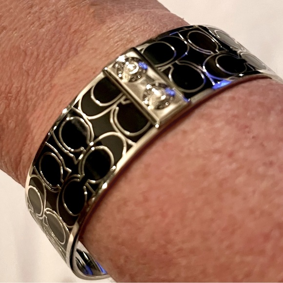 COACH Bangle with Signature Cs - black/silver - Picture 5 of 5